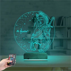 Adalet Kadın Hukuk Avukat Kişiye Özel 3D Lamba - Masa Gece Lambası Adalet Kadın Hukuk Avukat Kişiye Özel 3D Lamba - Masa Gece Lambası