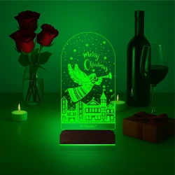 Yılbaşı Hediyesi Yeni Yıl Kişiye Özel 3D Lamba - Masa Gece Lambası Yılbaşı Hediyesi Yeni Yıl Kişiye Özel 3D Lamba - Masa Gece Lambası